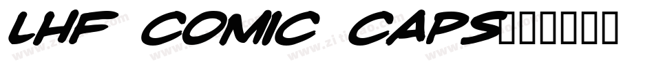 LHF Comic Caps字体转换